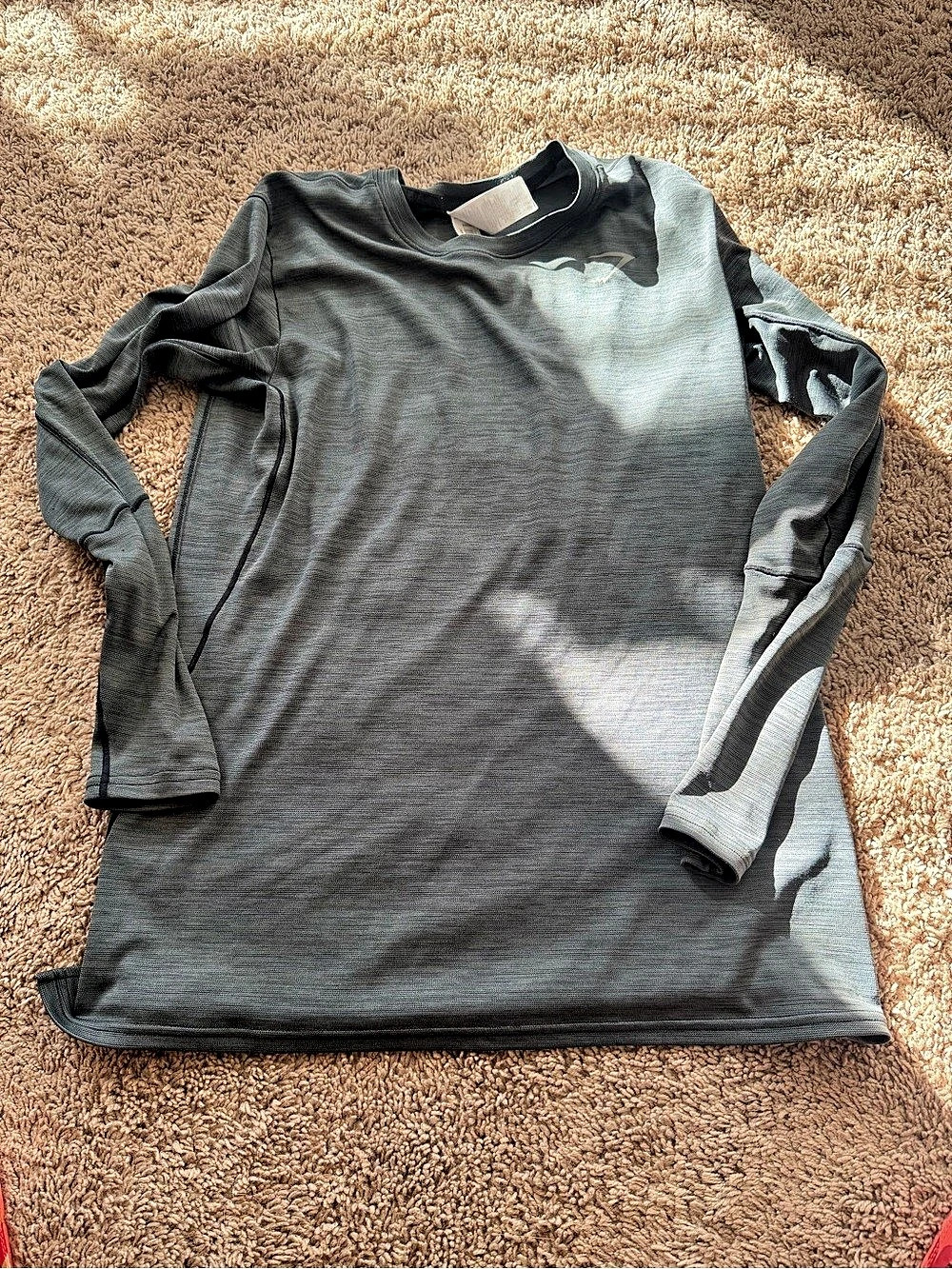 Vital Seamless 2.0 Long Sleeve Athletic Top Gray Size Small